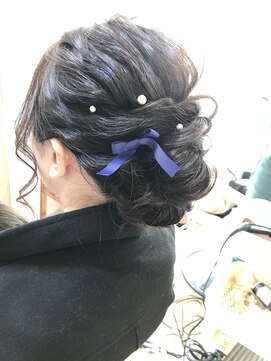 ロカット サロン(Roquat Salon) なみふんわりアップアレンジ【ヘアアレンジ　立川南口/立川】