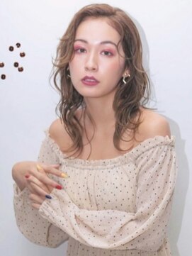 アールプラスヘアサロン(ar+ hair salon) 大人かわいいゆるふわ愛され髪☆ヌーディーベージュ