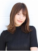 シルキー外ハネスタイル
