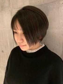 ラッドヘアー(RAD hair) 前下がりの小顔になれる☆黒髪大人ボブ
