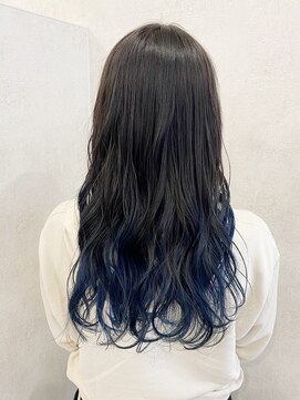 アクイール ピュール ヘア(Accueillir Pur hair) 【長岡】【見附】【ピュール】【柳橋奈緒】ネイビーカラー