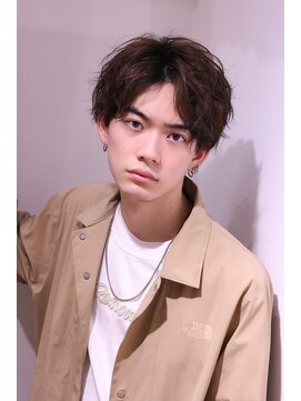 ネイビー(NAVY) 女子ウケ〇 簡単スタイリング スパイラルニュアンスパーマ