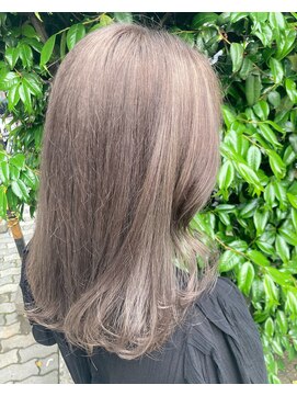 リー 京橋(Lee) 【Lee京橋】ミディアム×くすみベージュ