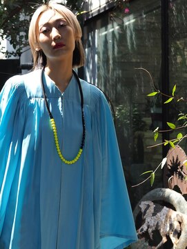 リブロ 三軒茶屋(LIBRO) カジュアル系×金髪マニッシュショート