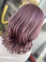 ラビス クローバー(Lovis clover)&nbsp;ピンクラベンダー　デザインカラー　くびれヘア