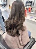 ハイライトダブルカラーケアブリーチインナーカラーグレージュ