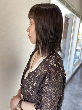 ミルヘアデザイン(mil hair design) パツッとボブ