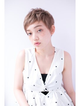 エイチバイシオミエイチ 神戸三宮(H by shiomi H) 【shiomi H】ベリーショート　ハニーヘア