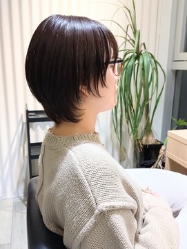 アーロン(aaron) お客様スタイル☆ショートウルフ