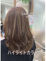 アッシュ 鶴ヶ峰1号店(Ash) 大人かわいいハイライトカラー