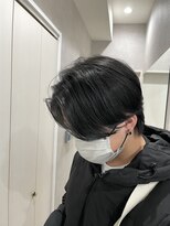 メレ 仙台(Mele)&nbsp;メンズヘアマッシュパーマアッシュブラックカルマパーマウルフ