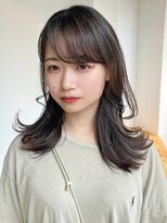 アルバム 渋谷パルコ(ALBUM) グレージュカラーグレーベージュレイヤーロング_ba480331