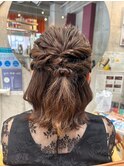 ☆結婚式お呼ばれヘアアレンジ/ハーフアップアレンジ☆