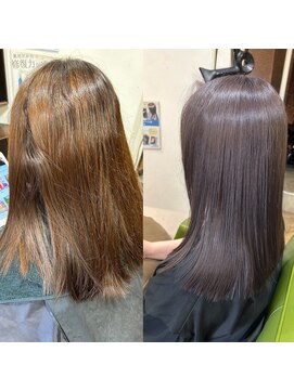 ヘアリゾート レノヴァティオ GLAY系カラー