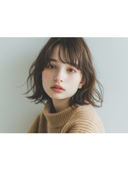 お顔にフィットしたフォルム・ダメージレス・素髪の美しさを追求してお客様の要望を叶えるカットを実現◎