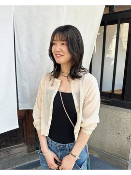 モーダアッカ(moda acca) ブリーチなしの透明感重視のグレージュ@20代30代40代