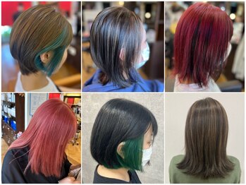 カットウェルズ ラブコオリヤマ 郡山店(Cut Well's Love Koriyama)の写真/【大和郡山駅から車で5分/駐車場あり】トレンドを押さえたデザインカラーでワンランク上のオシャレを♪