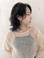 ヘアラウンジ ビーチ 青山 外苑前(hair lounge BEACH) ミディアムウルフニュアンスパーマ