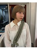 クリーミーベージュボブ