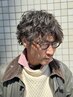 笠原指名　メンズカット+スパイラルパーマ+3stepトリートメント￥13530