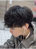 fifth緩めシャドウパーマ波巻きスパイラルパーマ韓国ナチュラル