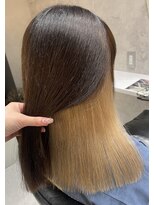 髪屋 紬&nbsp;インナーベージュカラー