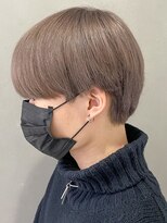 マッシュブリーチハイトーンハイライトスパイラルツーブロック