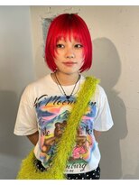 コードプラスリム(CODE+LIM)&nbsp;赤髪/ボブカット／チェリーカラー