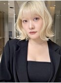 【MINX】似合わせ小顔レイヤーボブウルフ_銀座/髪質改善