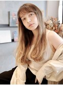 ■鎌倉/大人かわいい/ツートンカラー/ミルクティーピンクa55-2