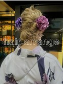 -kanna-♪浴衣ヘアアレンジ × フラワーアクセ♪