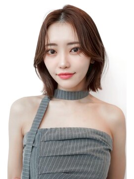 エースハバナ 渋谷(1 HAVANA) チョコグレージュ/20代30代大人かわいい/ミディアムレイヤー