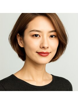 モンド ヘアクリエーション 下荒田店(monde hair creation) 【monde】ナチュラルショートスタイル／前髪なしショート