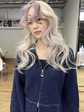 ペレ アネックス 大阪梅田茶屋町店(PELE ANNEX) ホワイトグレージュ/デジタルパーマ/フェザーパーマ/梅田