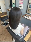 黒髪/クラゲヘアー/オリーブグレー/小顔/ココアベージュ/伊丹