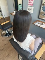 レアレア ヘアアンドライフ(LeaLea)&nbsp;着物ヘア/大人ガーリー/ダークアッシュ/似合わせカット/伊丹