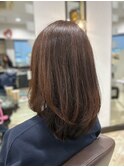 ミディアム/レイヤー/40代/船橋駅/船橋大神宮