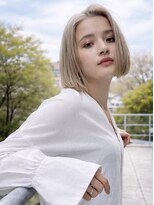 ニュースエン(newseN:)&nbsp;ミルクティーベージュ/ボブ/ダブルカラー/ケアブリーチ/新潟