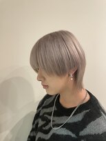 ワイツー 府中(YY)&nbsp;韓国アイドル風！ニュアンスブリーチカラー　ホワイトグレー