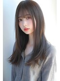 夏ヘーゼルベージュゆるウェーブピンクベージュレイヤーボブ