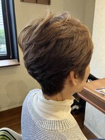 エルサフィロ キタハマ(el zafiro kitahama)&nbsp;30×40×50代×似合わせカット×ふんわりショート×お手入れ簡単