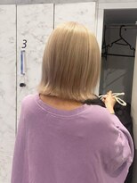 プログレス 長町南店(PROGRESS) ミルクティーベージュ/ホワイトベージュ/ボブ