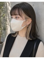 テーラヘアー 葛西店(TELA HAIR)&nbsp;【ミルクティーベージュ×切りっぱなしボブ】
