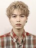 men'sカット+ダブルカラー(ブリーチ)¥23,650~