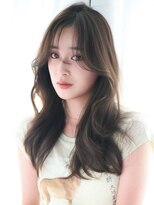 アグ ヘアー ユナイト 金剛店(Agu hair unite) 《Agu hair》韓国ヘア×くびれセミロング×センターパート