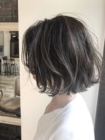 マイティ バイ エイチ(mighty by H)&nbsp;【mighty】デザインカラー×切りっぱなしボブ