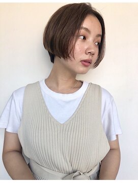 フィルムス 田町芝浦(FILMS) マロンベージュ/ショート/前髪/レイヤー/髪質改善/縮毛矯正/田町