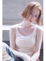 エース (ACE)&nbsp;ACE横浜パツっと外はねボブ×シャーベットオレンジ