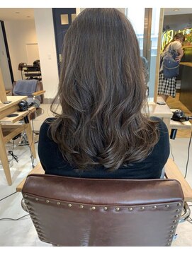 サードバイローラン(THiRD by ROULAND) 【THiRD】ナチュラルフリンジウェーブ＊ココアブラウン