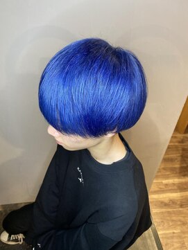 ヘアーデザイン ディードット(Hair design D.) ブルー